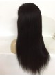 Lace front wig pre plucked hair line baby hair natural color  bleached knots 100% human hair 8A + quality straight